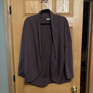 Maurices Plum Open-Front Blazer